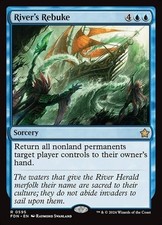 River's Rebuke - Foundations - MTG pack fresh mint commander edh staple blue picture