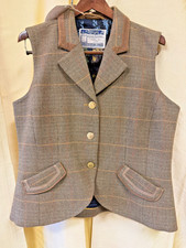 Joules Vest Tweed UK18/US14 Fox Hunting Equestrian Horse Imported from the UK picture