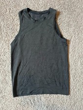 Lululemon Breeze By Muscle Tank Polar Spots Lunar Rock Graphite Grey No Tag picture