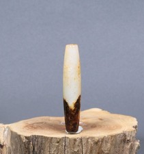 Certified 100% Hetian jade Raw stone Pendants 和田籽料原石随形雕刻玉勒子 23G picture