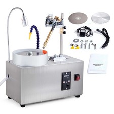 VEVOR Gem Faceting Machine 180W Jade Grinding Polishing 2980RPM Rock Polisher picture