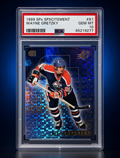1999 Upper Deck SPx Wayne Gretzky SPXcitement Insert #X1 PSA 10 picture