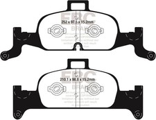 EBC Yellowstuff Brake Pads for 2017-2018 Audi A4 Allroad Quattro – Front Fit picture