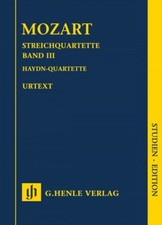 Mozart String Quartets Volume III Sheet Music Haydn Quartets 051487122 picture
