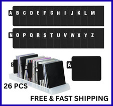 26 PCS Vinyl Record Dividers A-Z Alphabet Record Organizer with Alphabetical Tab picture