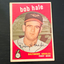Topps 1959 Topps High # Base Set #507 Bob Hale Baltimore Orioles Baseball Card picture
