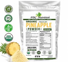Organic Freeze Dried Pineapple Powder Smoothie Drink Mix Non GMO 250g (8.8oz) picture