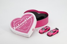 GCD x DieCasttalk 1:64 Lexus LFA Pink Valentine's Day (2 Pack Set) - Limited Edt picture