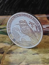 2019 Perth Mint 1 oz .9999 Silver Australian Kookaburra Coin P Mintmark - UNC picture