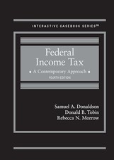 Federal Income Tax A Contempor - GOOD picture