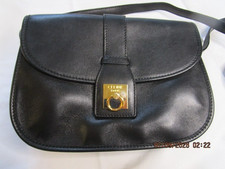 Celine Paris crossbody black bag circa 1990's very good vintage condition picture