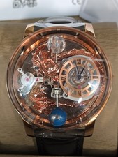 Montres Prestige x Invicta MPW-0141 Dragon Skeleton Quartz Watch 46mm Rose Gold picture