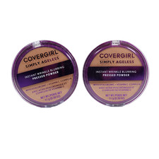 2PK COVERGIRL Simply Ageless Instant Wrinkle Blurring Pressed Powder, 255 Honey picture