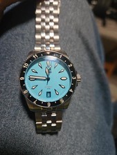 Phoibos Voyager Watch 2.0 Ocean Blue Auto Diver Mint 200m Untested picture