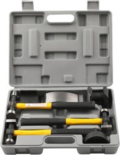 HFS(R) 7 PC Auto Body Fender Repair Tool Hammer & Dolly Set picture