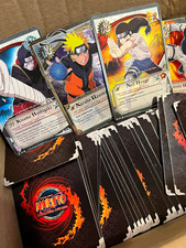 Shonen Jump Naruto Bandai CCG 200+ Cards Mixed Lot w/ Playmats, Rulebooks, Foils picture