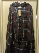 Scottish Tartan Cloak Purple picture