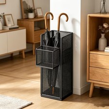 Square Metal Umbrella Holder Free Standing Umbrella Rack Stand for Entryway Door picture