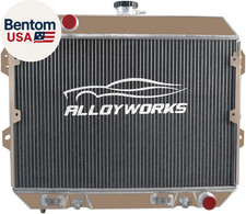 ALLOYWORKS 4 Row Core Aluminum Radiator for 1975-1978 Datsun 280Z / 1979-1983 28 picture