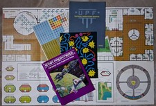 Star Frontiers Knight Hawks TSR 7011 1983 2nd Print Box Set Unpunched Counters picture