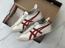 2025 Onitsuka Tiger Mexico 66 Classic Unisex Shoes Beige/Red Vintage Sneakers picture