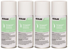 4 Pack Ecolab First Impression Orchard Fields Micro Aerosol 1.8 oz Air Freshener picture