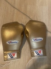 Winning Authentic Gold Professional  Boxing Gloves. 8oz Really Rare picture