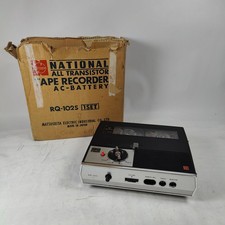 Vintage National RQ-102S All Transistor Tape Recorder โ Made in Japan (With Box) picture