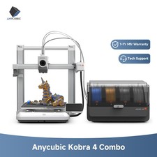 【NEVER USED】ANYCUBIC Kobra 4 Combo 3D Printer Max 600mm/s UP To 8-Color Printing picture