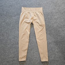 NVGTN Leggings Womens Size Medium Tan Nude Navigation Seamless Workout Athletic picture
