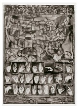 Jasper Johns Untitled Map 2013 ULAE 321 Color Lithograph Unframed picture