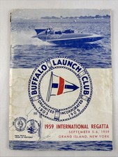 1959 International Regatta - Buffalo Launch Club - Grand Island NY Program Book picture