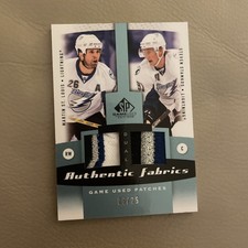 2010–11 UD SPGU Hockey Martin St. Louis Steven Stamkos Dual Patch 6/25 picture