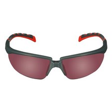3M Solus 2000 Series, S2024AS-RED, Gray/Red Temples, Red MirrorAnti-Scratch lens picture