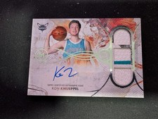 2025-26 Topps Motif KON KNUEPPEL RC TRIPLE PATCH AUTO # /75 Hornets Rookie picture