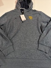 Nike NCAA Marquette Golden Eagles Team Issue Coaches Hoodie Sz XL IM3031 NWT picture