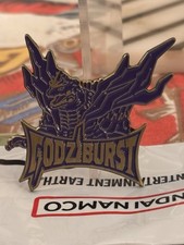 Bandai Godziburst Plasma SpaceGodzilla Purple Enamel Pin NYCC 2026 Limited /500 picture
