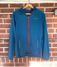Patagonia Polartec Power Dry Full Zip Jacket Men M Blue Teal STY40128SP16 picture