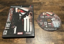 THQ The Punisher PS2 CIB Disc Case Manual AO NTSC-U/C 2005 Marvel picture
