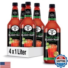 Mr and Mrs T Bold and Spicy Bloody Mary Mix, 1 L bottle (Pack of 4), Spicy Co picture
