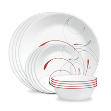 Corelle Splendor 12-Piece Glass Dinnerware Set (Service for 4) picture