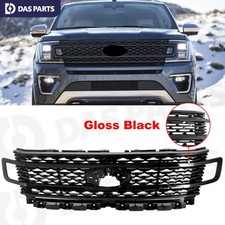 For 2018-21 Ford Expedition Platinum Front Bumper Grille w/Camera OE Style Black picture