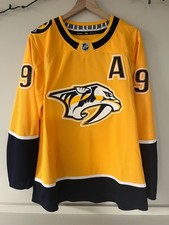 Adidas Primegreen Nashville Predators Forsberg Home Jersey NWT w/ Patch picture