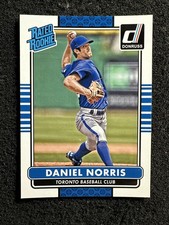 DANIEL NORRIS #34 2015 Donruss Baseball Rookie Card QTY Toronto Blue Jays picture
