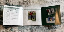 2001 Upper Deck Golf Promo Tiger Woods Rookie Card RC w/ Folder - See Photos picture