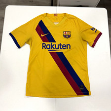 FC Barcelona 2019-20 Away Jersey Size Large Soccer Jersey Nike picture