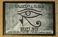 Grateful Dead - Egypt '78 Beautifully framed 11x17 Limited Edition lot print picture