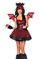 Leg Avenue Women's Demon Dragon Costume Size S/M picture