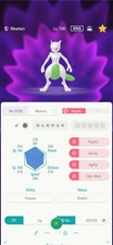 Pokemon Home/Go Stamp Glitch Shiny Lvl100 Mewtwo in Master Ball 1/1  picture