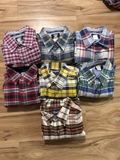 Wrangler , 20X Men's Plaid Short Sleeve Button-Down Collar Button Shirts Lot 7 picture